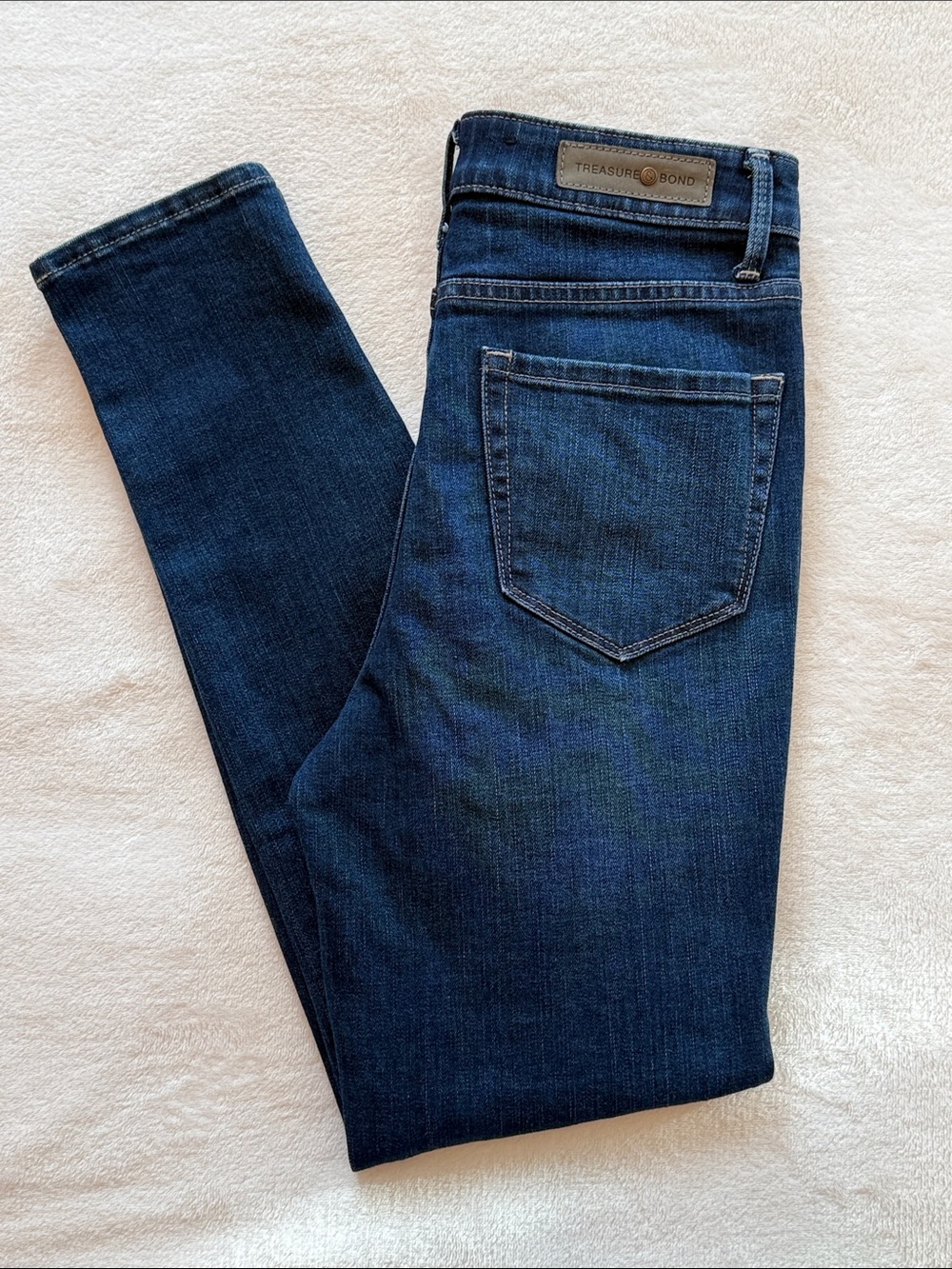 Treasure & Bond Charity Skinny High Rise Ankle Jeans